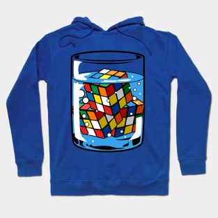 Rubik in glass illustration Hoodie